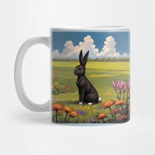 Black Bunny Mug